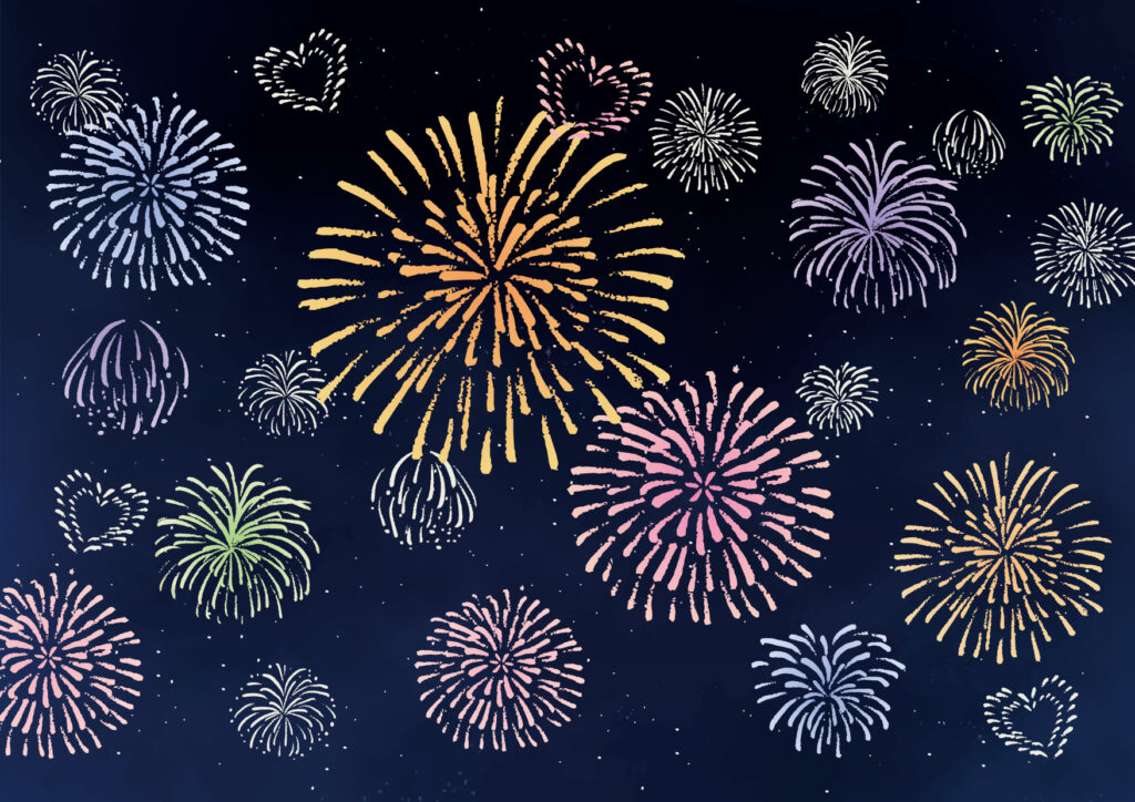 中野えびす講打上花火